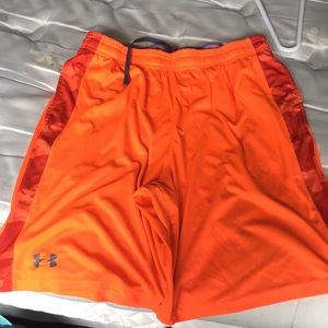 Caution Orange Men’s Under Armour basketball short